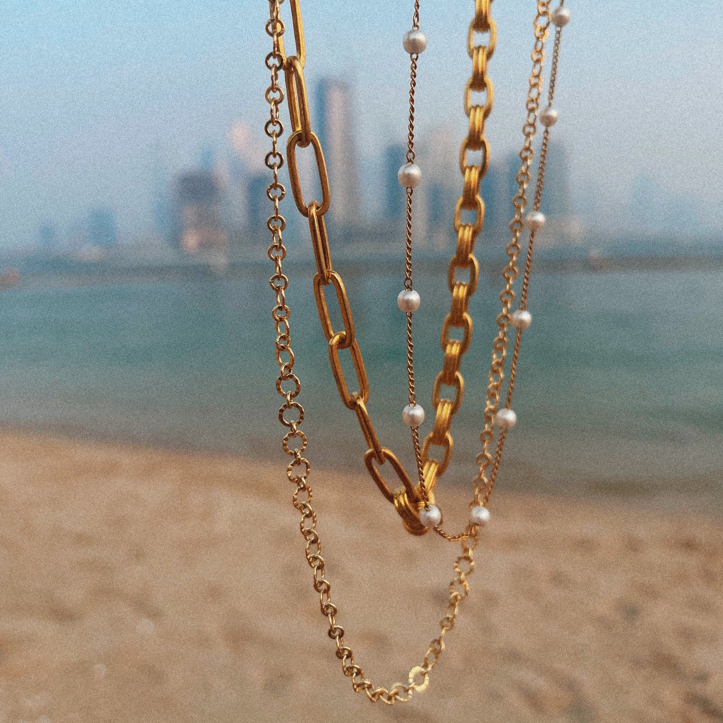 Double Link Chain Necklace