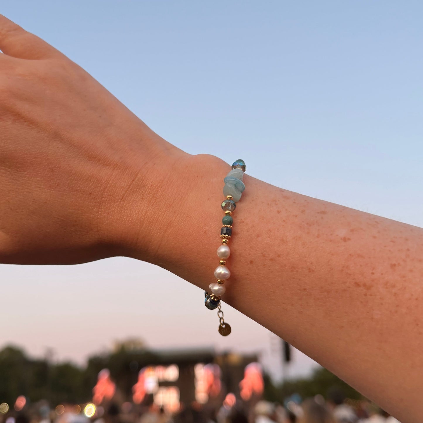 Aquamarine Gemstone Bracelet