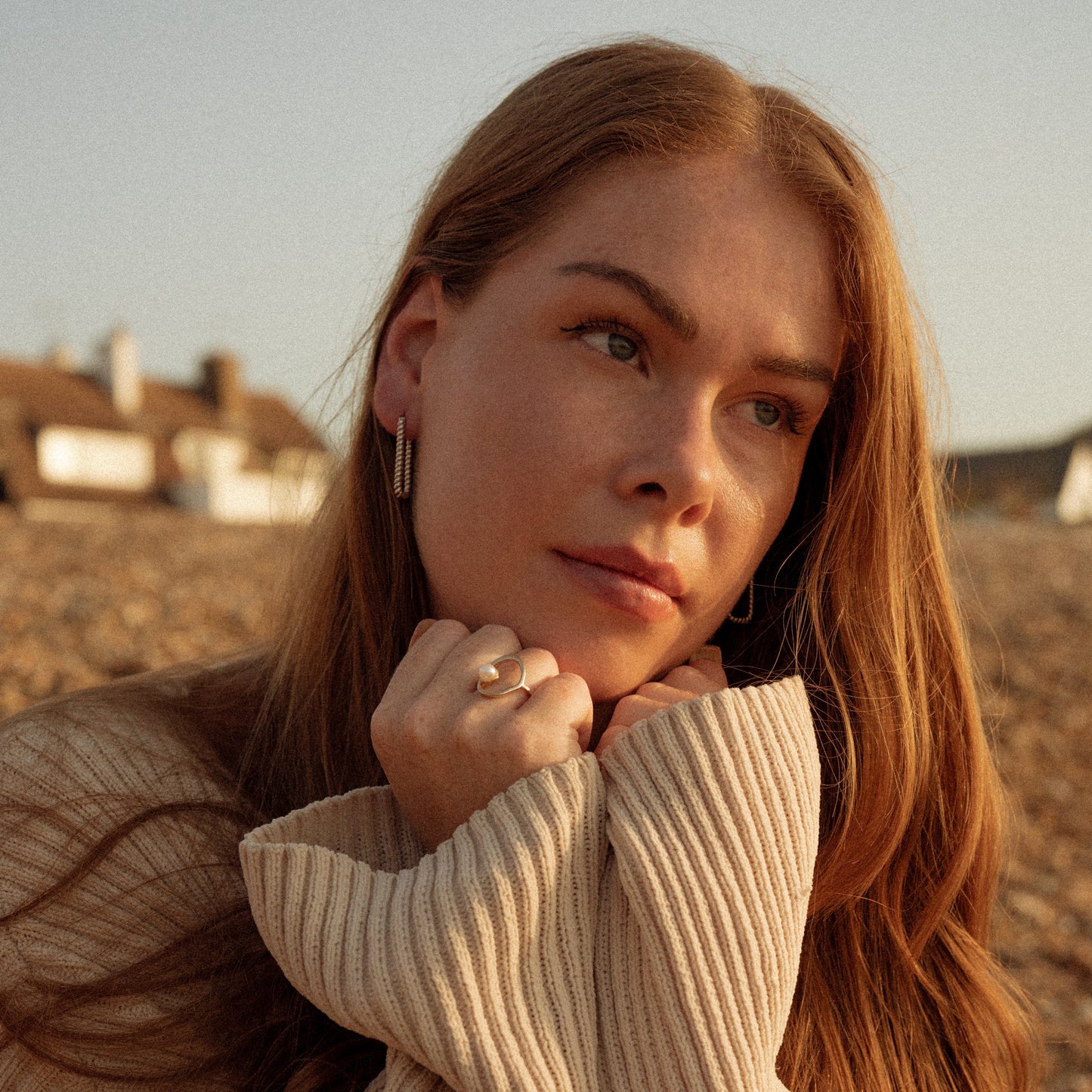 Twisted Rectangle Hoop