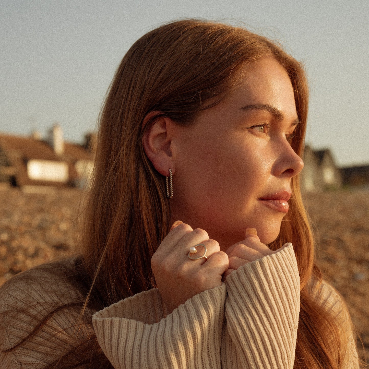 Twisted Rectangle Hoop