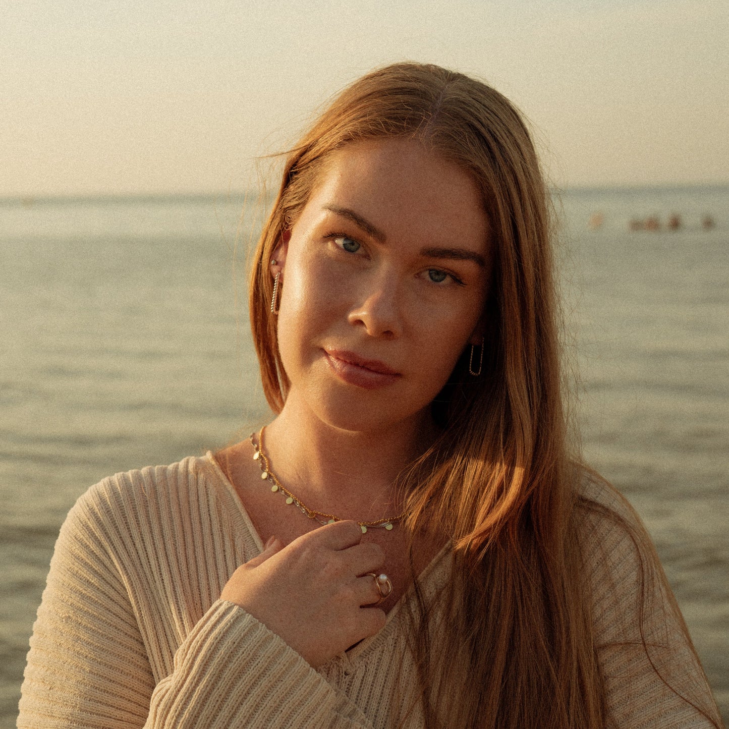 Multi Circle Drop Necklace