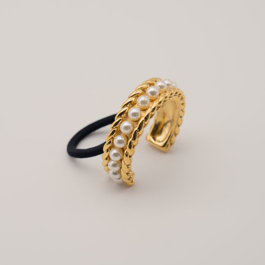 Pearl Ponytail Cuff