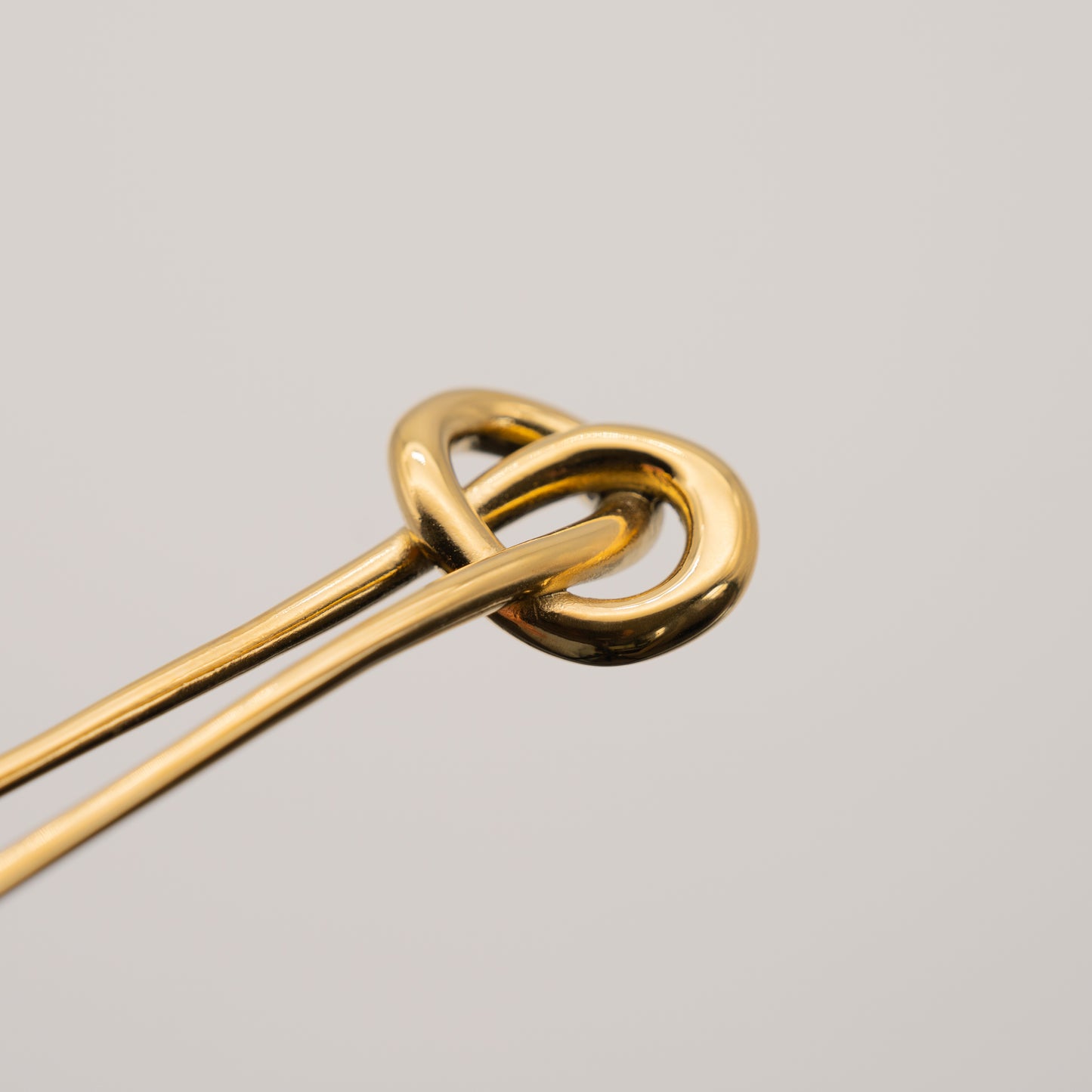 Knot Gold French Hair Pin