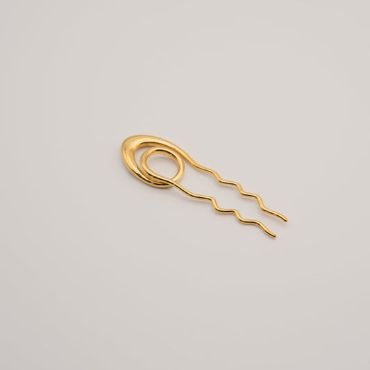 Wave Twist French Hair Pin