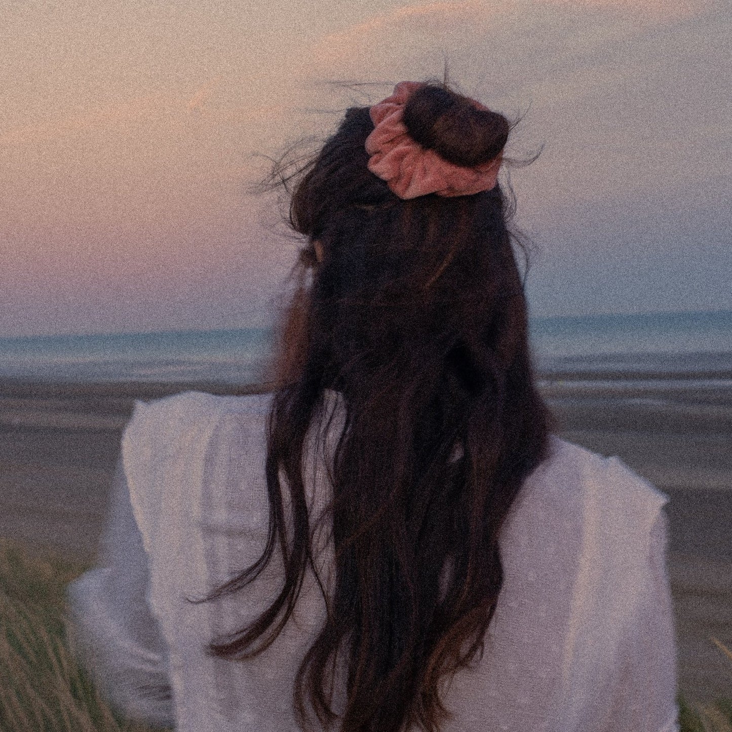 Mauve Velvet Scrunchie