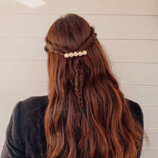 Pearl Hair Clips Set