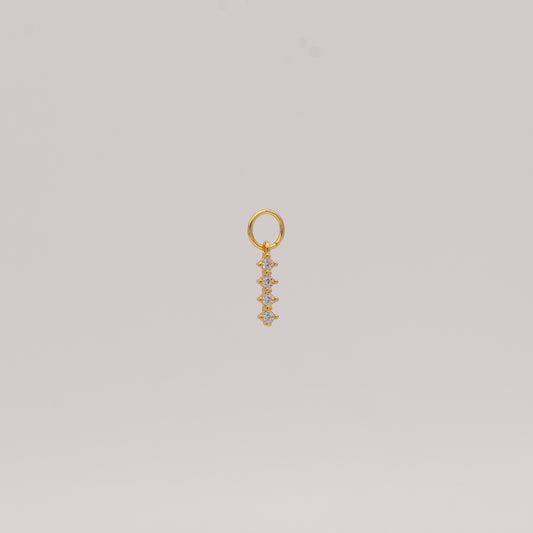 Crystal Bar Earring Charm