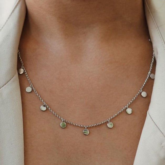 Multi Circle Drop Necklace