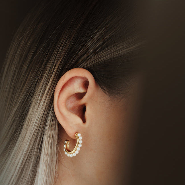 Open Pearl Hoop