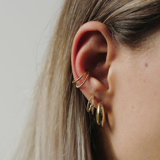 Rope Plain Double Hoop