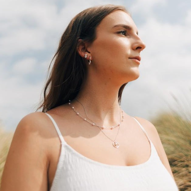 Double Star Stud Earring