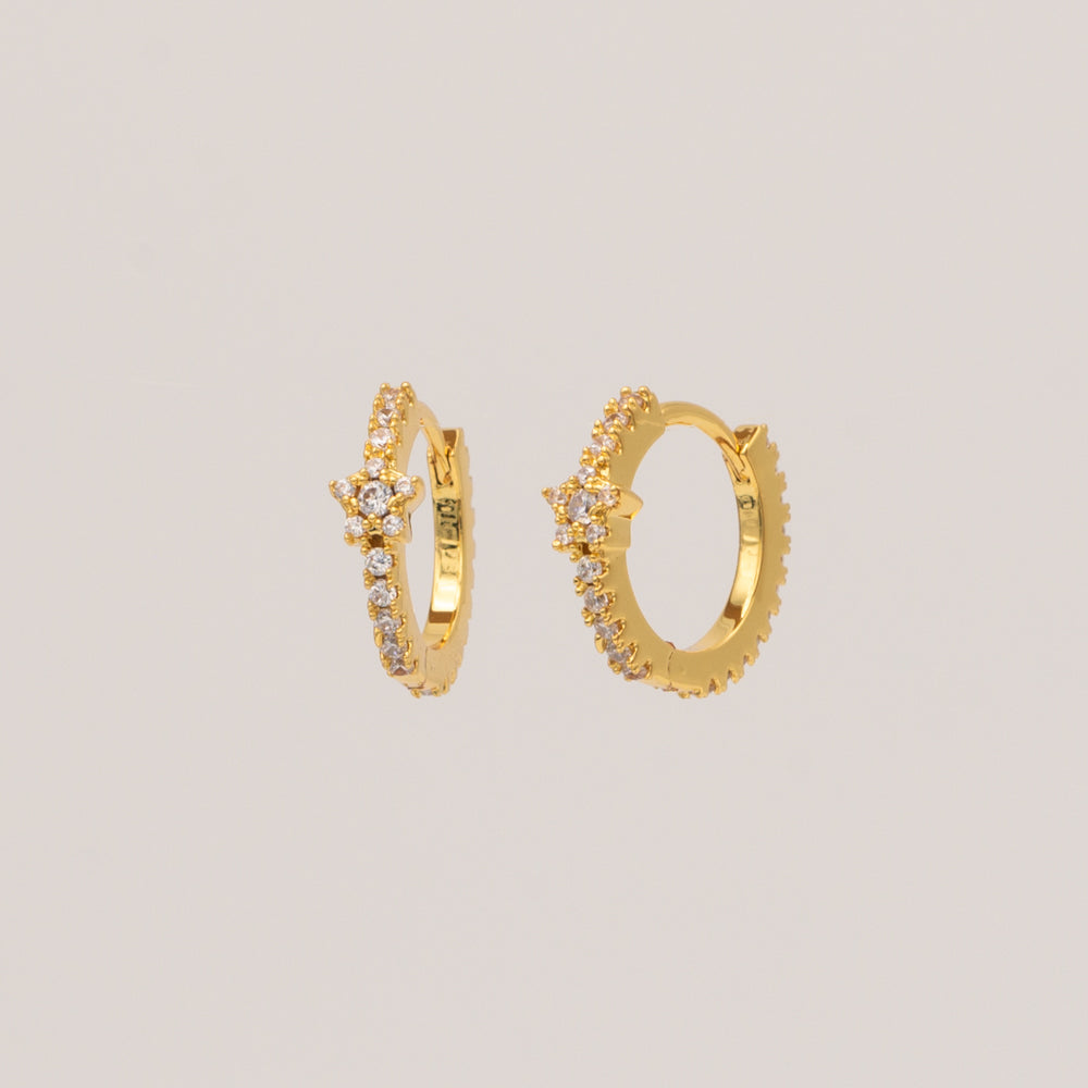 Indent Star Hoop