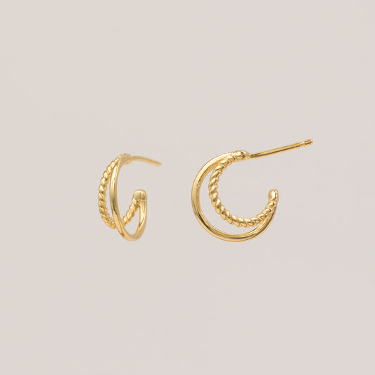Rope Plain Double Hoop