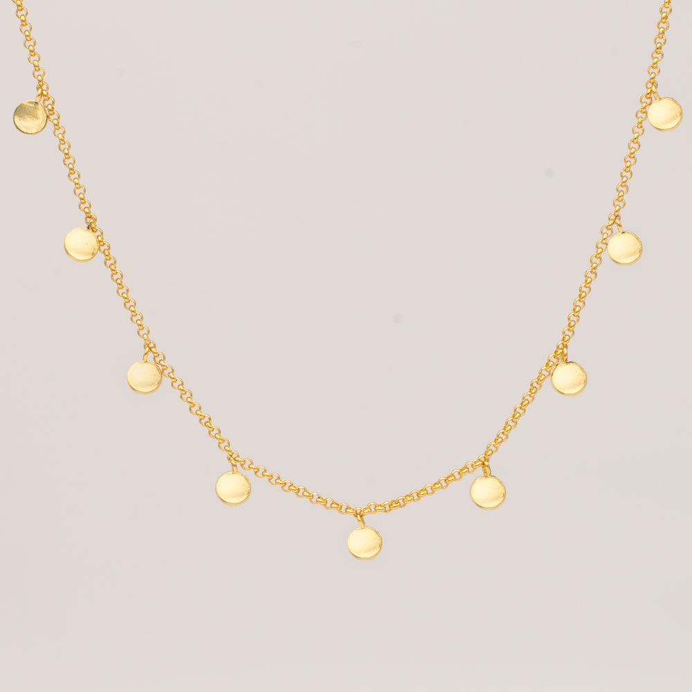 Multi Circle Drop Necklace