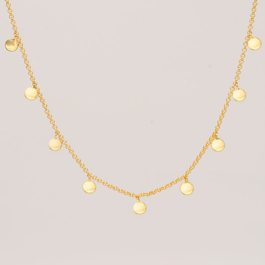 Multi Circle Drop Necklace