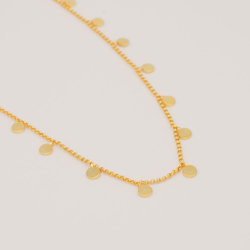 Multi Circle Drop Necklace