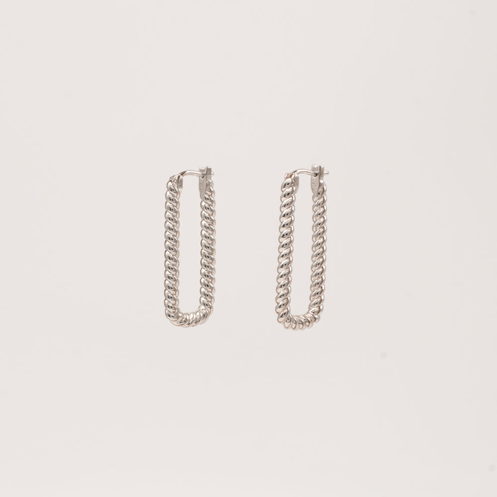 Twisted Rectangle Hoop