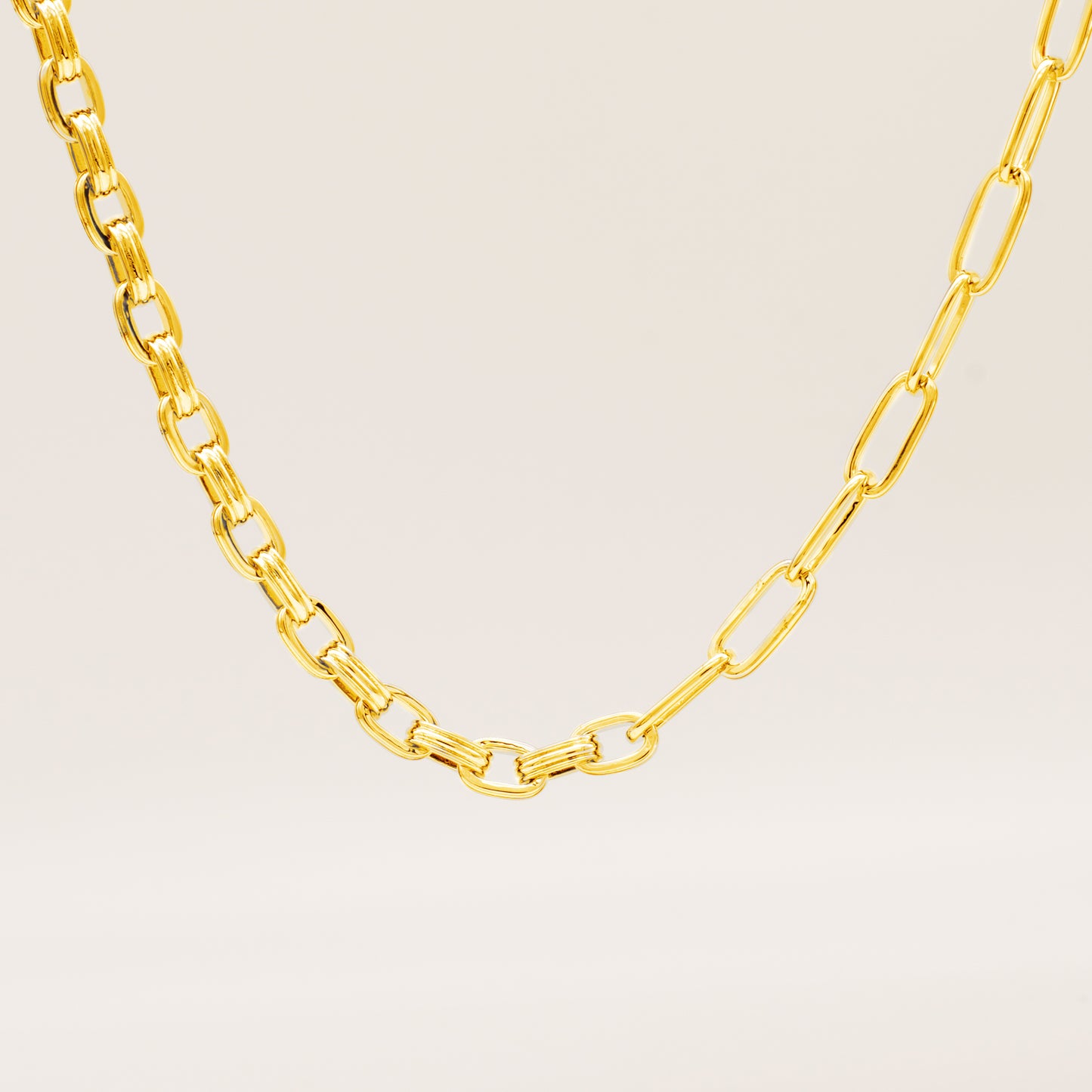 Double Link Chain Necklace