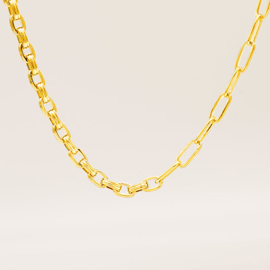 Double Link Chain Necklace