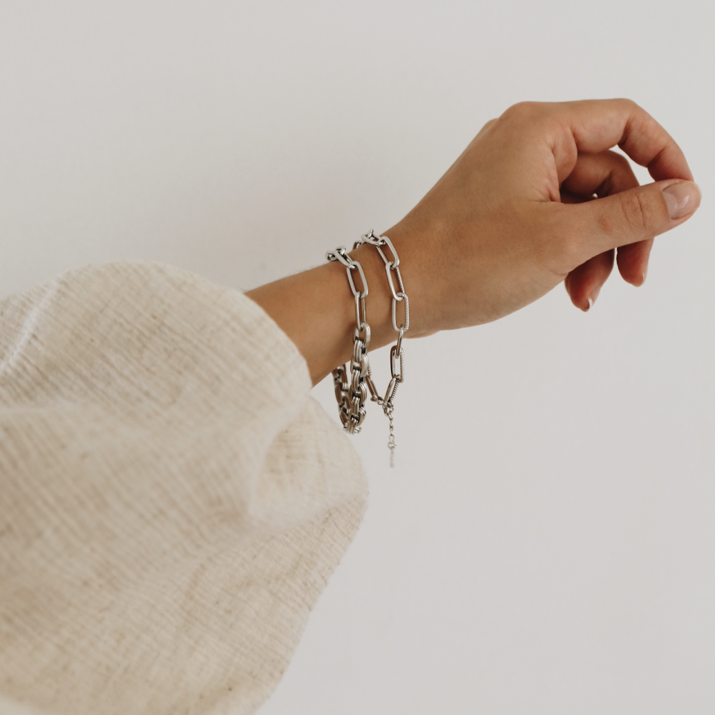 Double Link Chain Bracelet