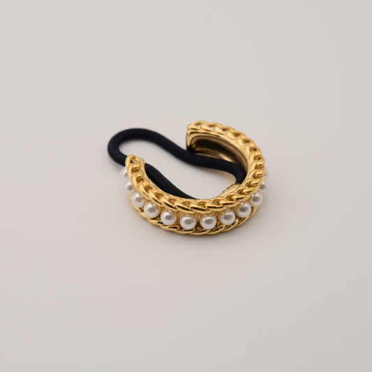 Pearl Ponytail Cuff