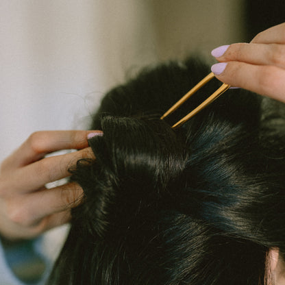Gold French Hair Pin