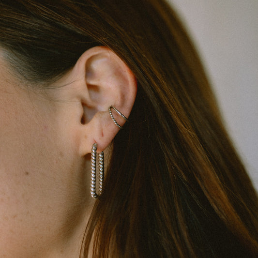 Twisted Rectangle Hoop