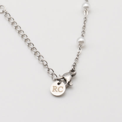 Silver Multi Pearl Bracelet