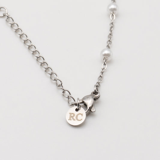 Silver Multi Pearl Bracelet