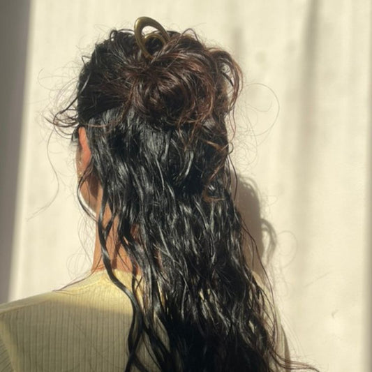 Wave Twist Gold French Hair Pin