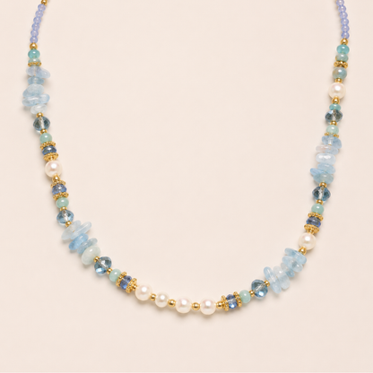 Aquamarine Gemstone Necklace