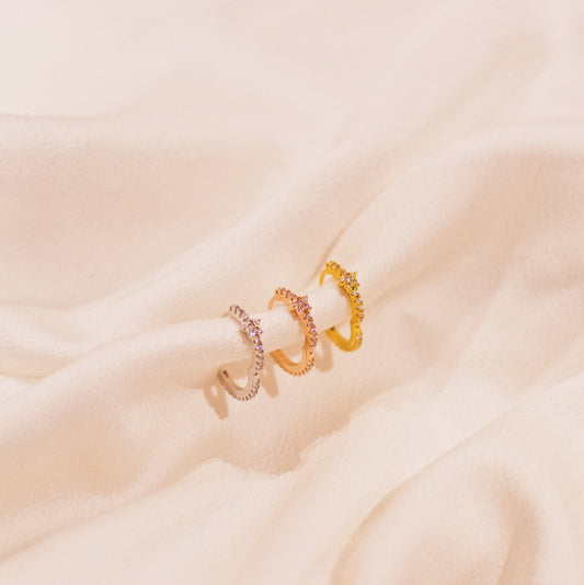 Indent Star Hoop