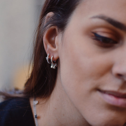 Indent Star Hoop