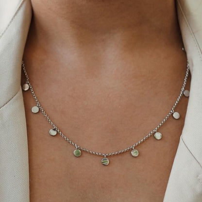 Multi Circle Drop Necklace