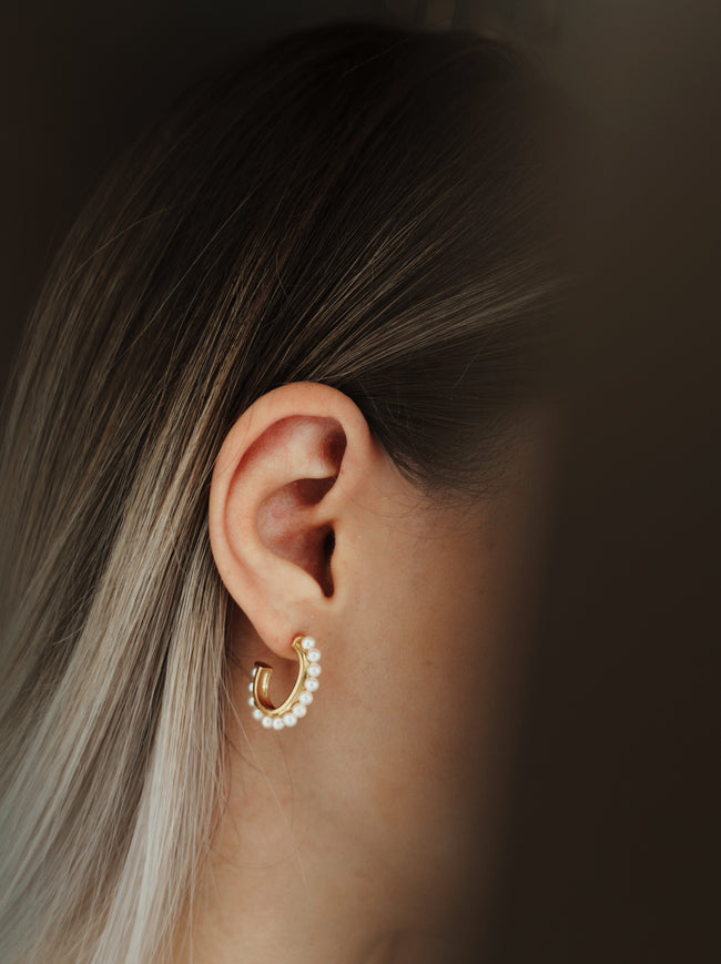 Open Pearl Hoop