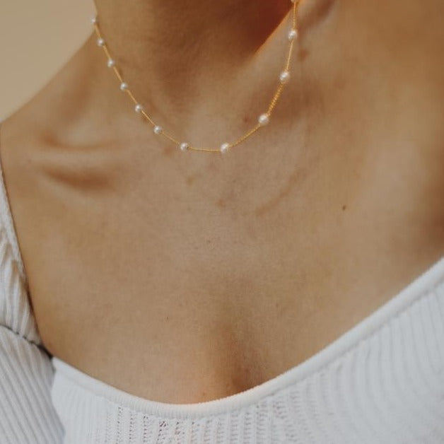Multi Pearl Necklace