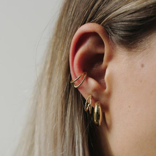 Rope Plain Double Hoop