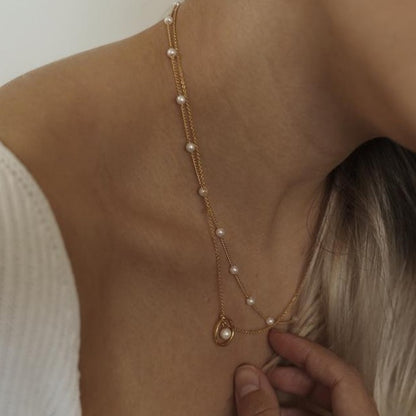 Multi Pearl Necklace