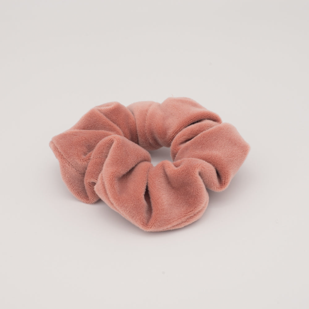Burnt Orange Velvet Scrunchie
