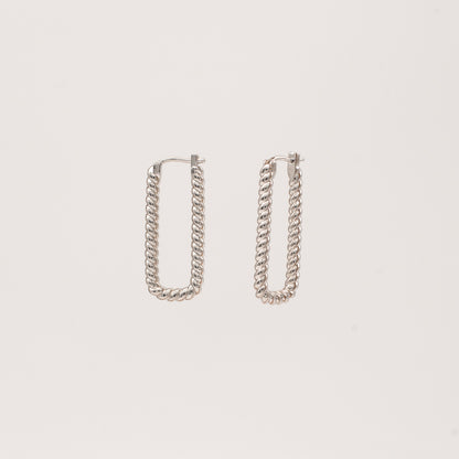 Twisted Rectangle Hoop