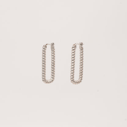 Twisted Rectangle Hoop