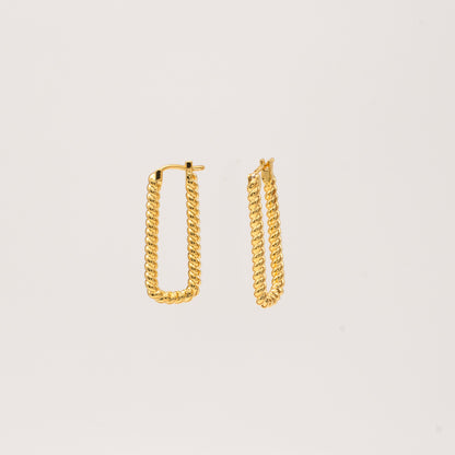 Twisted Rectangle Hoop
